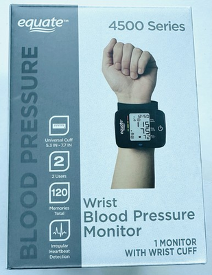 #ad #ad Wrist Blood Pressure Monitor by Equate Universal Cuff 5.3quot; 7.7quot; New Sealed Box $19.99