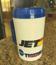 Vintage Jumbo Travel Mug Aladdin 34 Oz. JET XL Cup Tumbler USA w/ Handle & Lid 