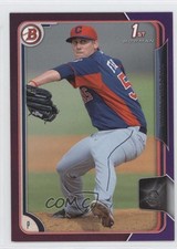 2015 Bowman Prospects Purple 21/250 Trevor Frank #BP129 0a1