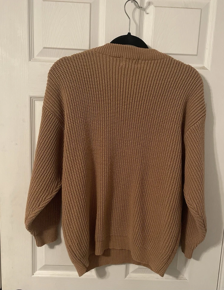 Винтажный желтовато-коричневый свитер Roamans  - Изображение 3 из 4