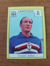 GIOVANNI DELFINO SAMPDORIA  FIGURINA RELI' CALCIATORI 1969-70 nuova (3627)