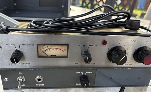 Vtg Ampex AG600 Microphone Preamp Fully Working & Sounds Great Mono Plz Read!!