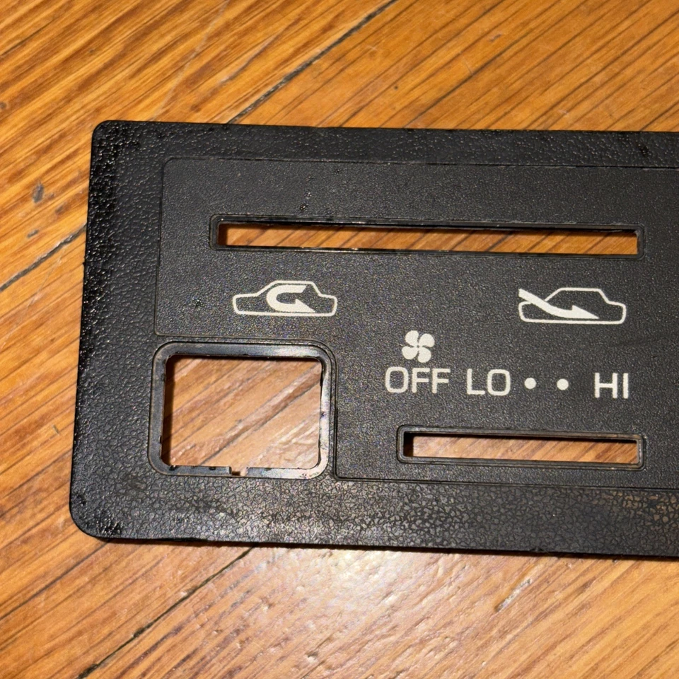 Toyota T100 1992-1998 4Runner HVAC climatización placa frontal bisel de ajuste OEM Foto 2 de 4