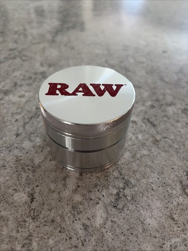 Raw Stainless-Steel Grinder 50MM RAW Shredder 4- Piece Grinder.