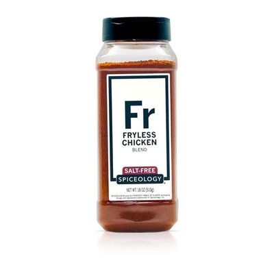 Salt-Free Fryless Chicken Seasoning - Garlic, Mustard, Celery & Paprika Blend -