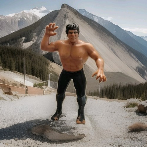 Vintage LJN 1986 Ricky The Dragon Steamboat Rubber...