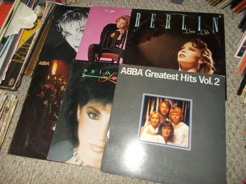 LOT OF 20 OG POP LPS AND 12" MADONNA, WHAM, CYNDI LAUPER, GLORIA ESTEFAN, ABBA