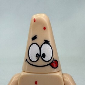 LEGO SpongeBob SquarePants Patrick Minifigure Tongue Out 3833 Krusty Krab bob022