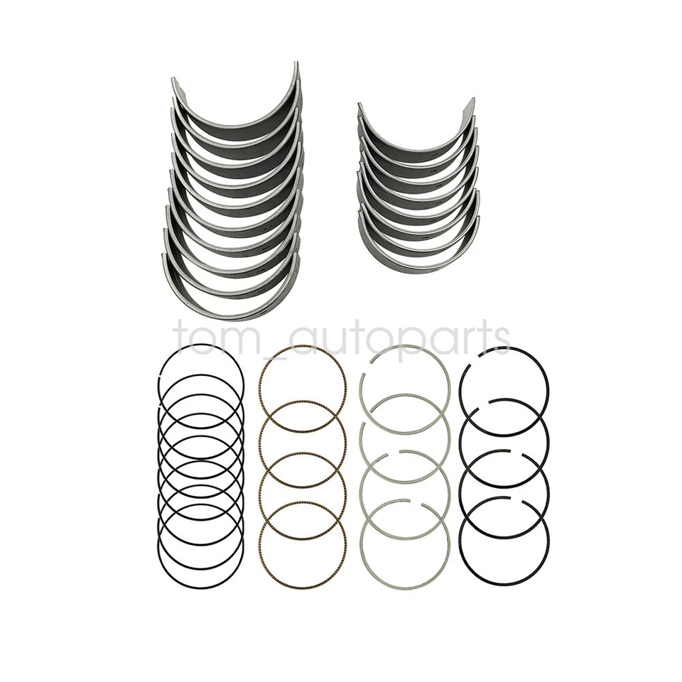 New STD Piston Rings Main Rod Bearings For 07-10 Toyota Camry RAV4 Scion tC 2.4L Foto 2 de 4