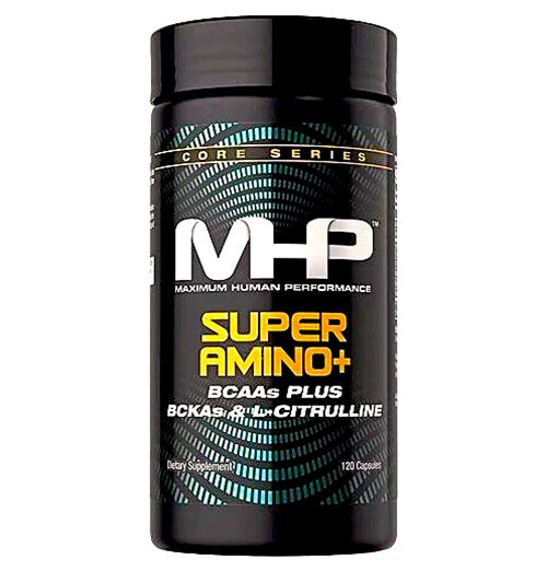 MHP Super Amino+ 120 Capsules | BCAA + BCKAs + L-Citrulline | Muscle Recovery
