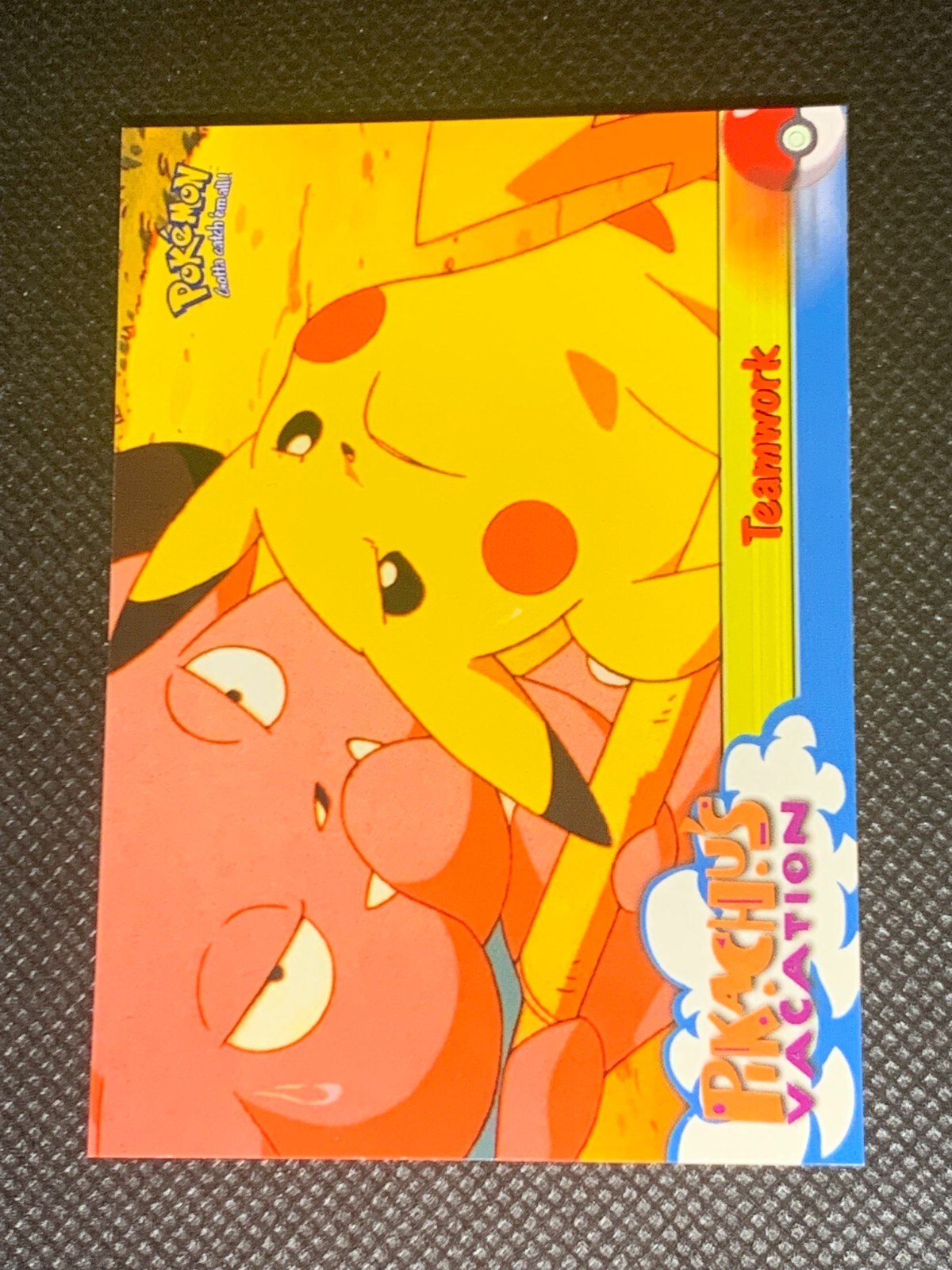Teamwork 54 - Pikachu's Vacation Topps Pokemon Card - NM