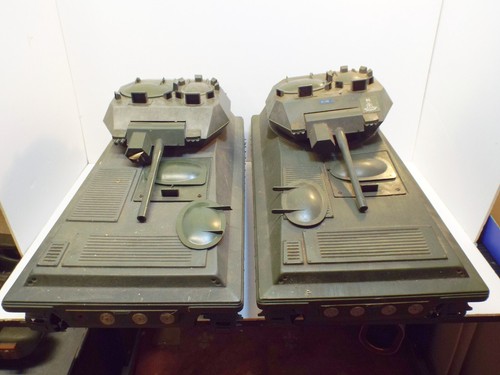 VINTAGE 1970s PALITOY ACTION MAN SCORPION TANKS X2 SPARES REPAIRS (LOT15)