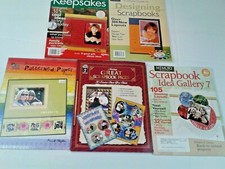 Lot of 5 Scrapbooking Manuals--See Photos and Description