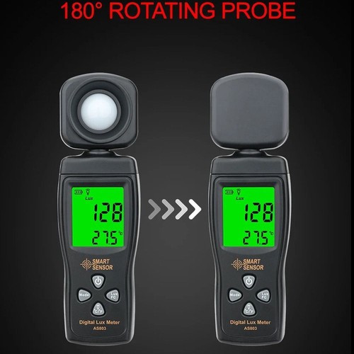0-200,000 Lux Mini Digital Lux Meter Handheld Illuminometer Library✔