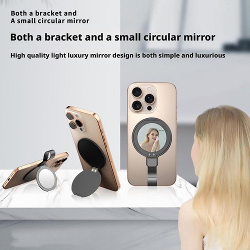 For Mag Safe Removable Magnetic Ring Grip Holder Cell Phone Rotating K3R8 E A3T9 - Zdjęcie 9 z 10