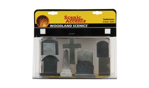 Woodland Scenics A2554 G Scale Tombstones - Picture 9 of 10