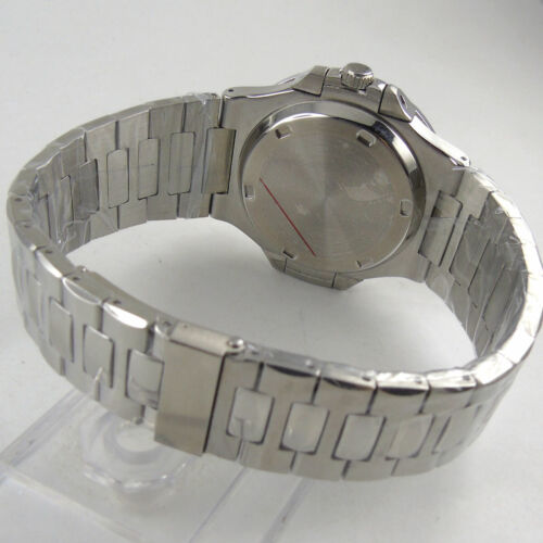 Orologio Uomo Automatico Bliger Quadrato Quadrante Blu Vetro Zaffiro NH35 PT5000 - Foto 2 di 8