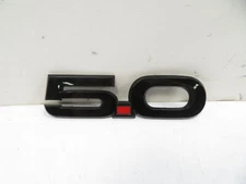 21 Ford Mustang GT #1219 Emblem, Fender Badge Script 5.0 Black Gloss Left OEM