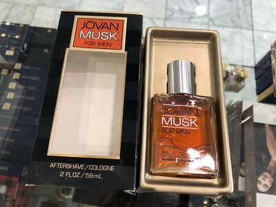 JOVAN MUSK FOR MEN  AFTERSHAVE / COLOGNE SPLASH (2 oz)