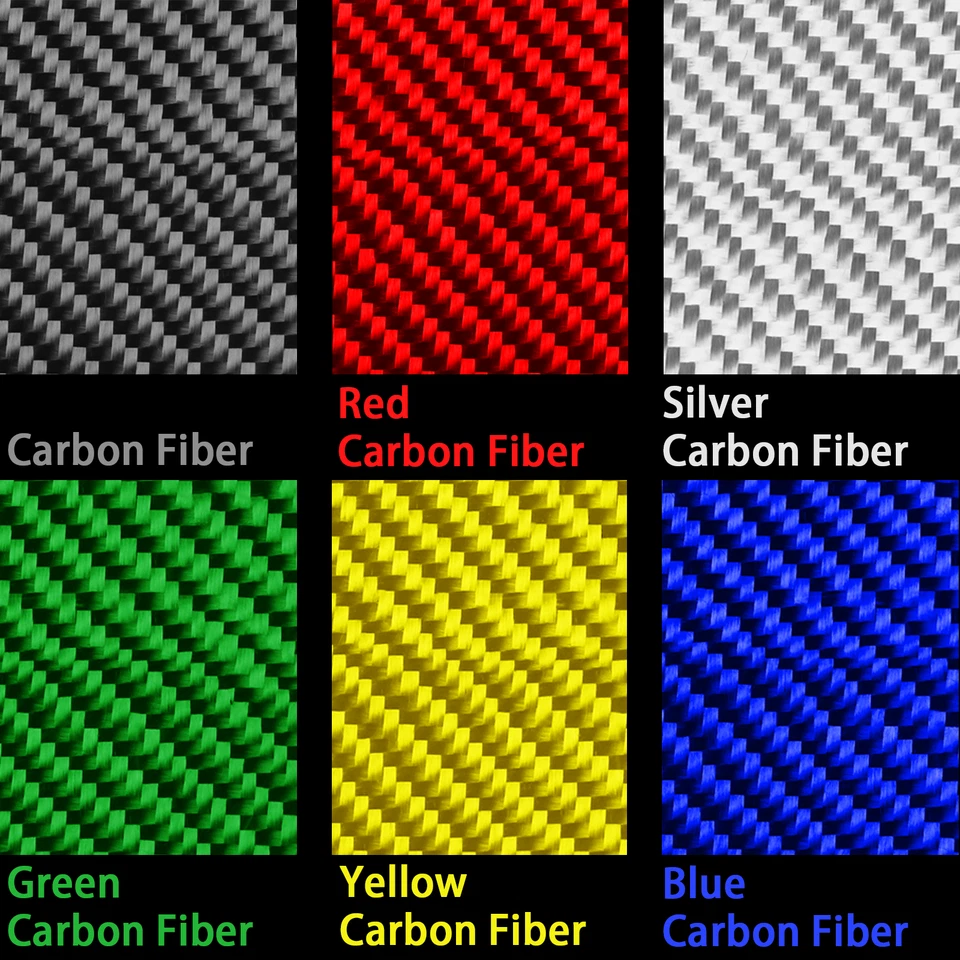 Kits de consola central interior de fibra de carbono forjada roja para Toyota Tacoma 2005-15 Foto 4 de 4