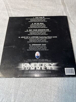 SIGNED CD Kimberly Summers Rare Music Disc Autographed Free