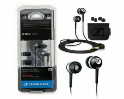 MAXPLAY. Sennheiser CX300-B In-Ear Stereo Headphone