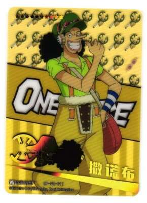 Usopp Clear Plastic Transparent FR OP-FR-011 Cake Island One Piece