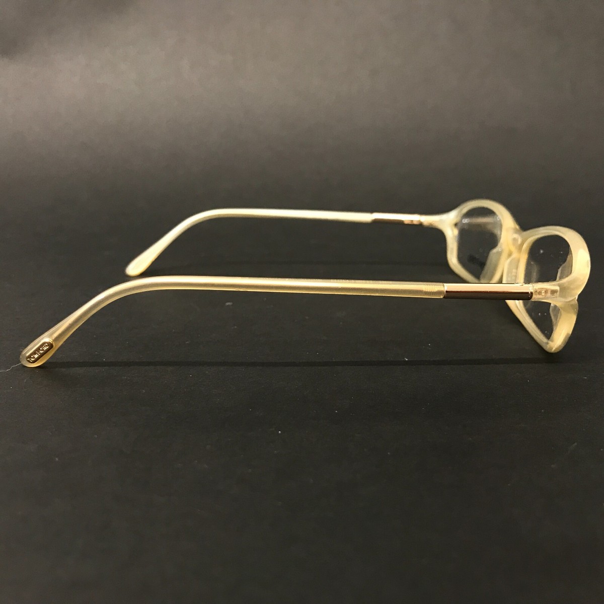 Tom Ford Eyeglasses Frames TF5019 col.467 Clear Beige Gold
