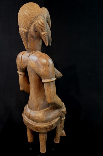 Art Africain Afrique - Statue de Fécondité Maternité Senoufo Senufo - 59 Cms - Photo 4 sur 16