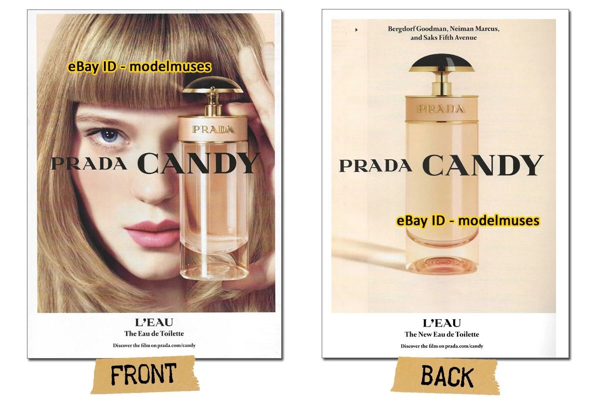 PRADA Fragrances 2 Page Magazine PRINT AD 2013 LEA SEYDOUX eBay