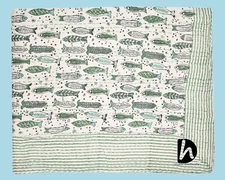 Home decor Kantha Quilt Cotton Blanket King/Queen Coverlet Beautiful Baho Gudari