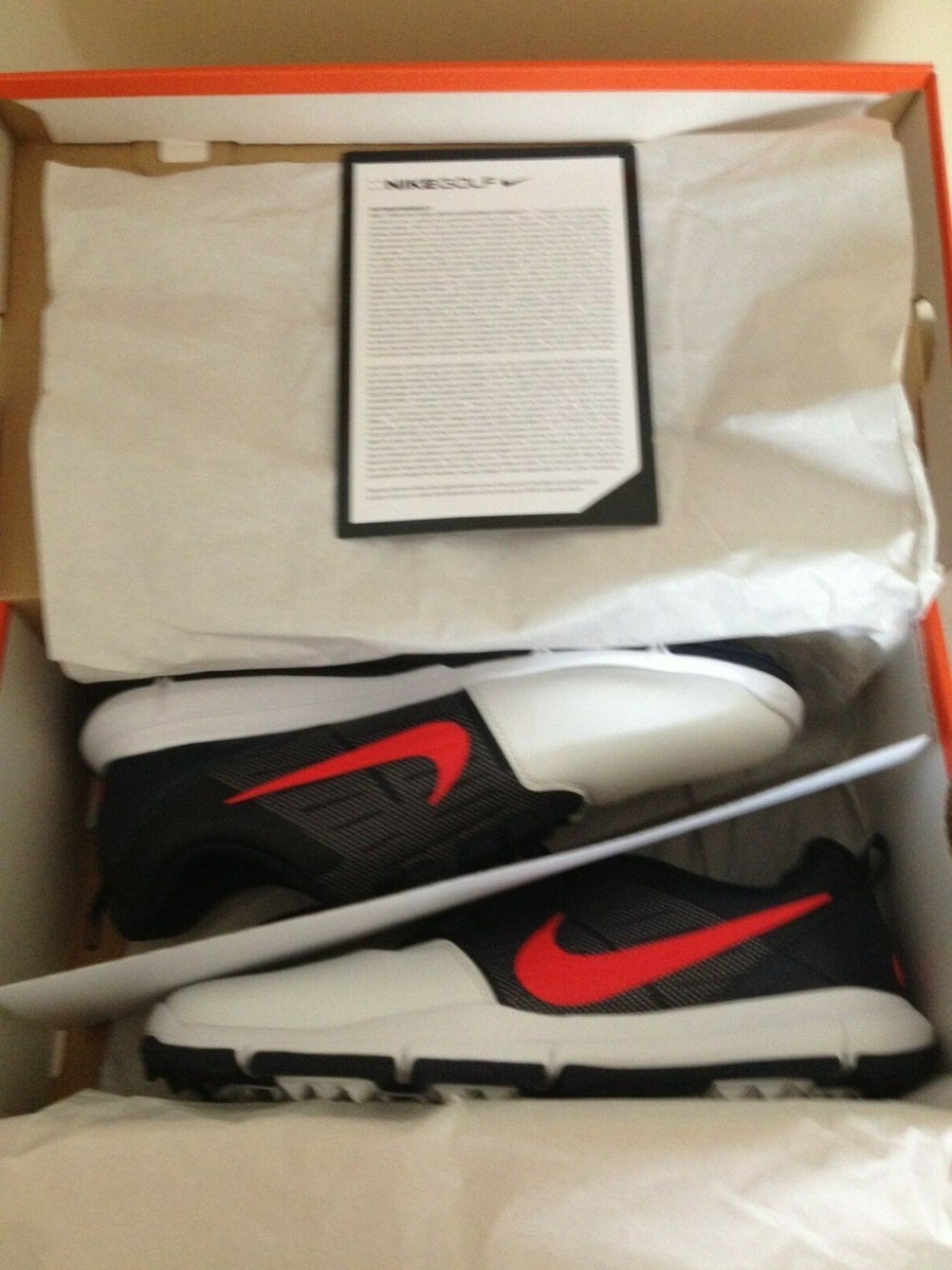 Nike Explorer CTRL SL Spikeless Sz 13 Red White Blue Golf Shoes 704694-102  T4 Nike Explorer CTRL SL Spikeless Golf Shoes 10.5M 704694-102  main image 4