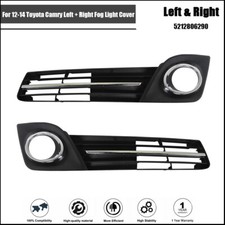 Left Right Fog Light Trims Lamps Kit For Toyota Camry Se Xle 2012 2013 2014
