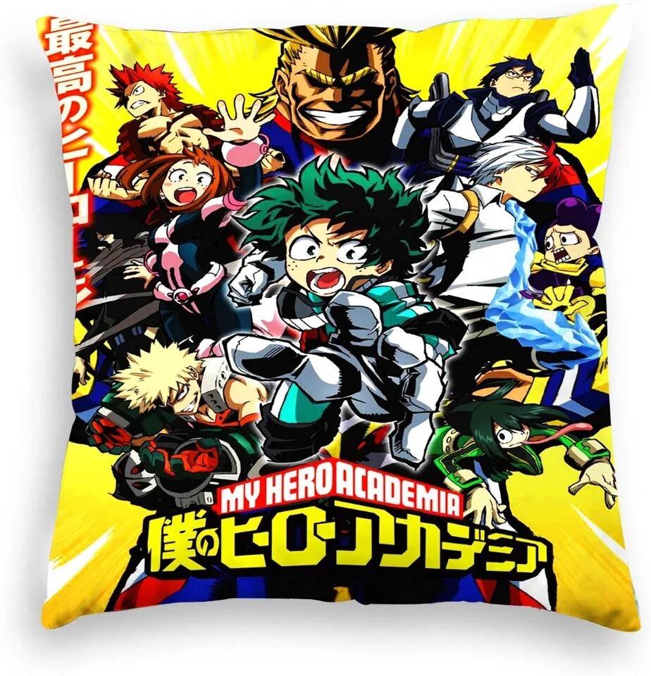 My Hero Academia Cushion Cover 45×17 11/16in Model At Choice Deku Midoria