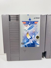 TOP GUN 1 & 2 SECOND MISSION -- NES Nintendo Original Cl&aacute;sico Aut&eacute;ntico 2 Juegos