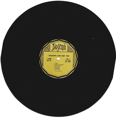 米LP Mississippi John Hurt 1928 C10888 BIOGRAPH /00260 s-l400.jpg