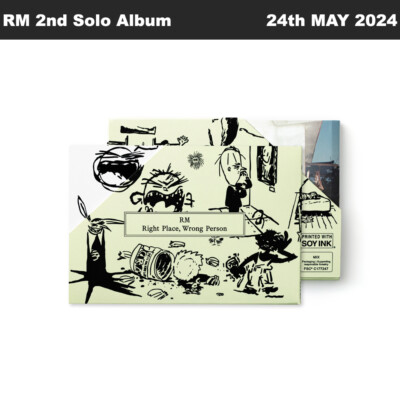 BTS RM Right Place, Wrong Person 2nd Solo Weverse Albums ver QRCard+Photocard
