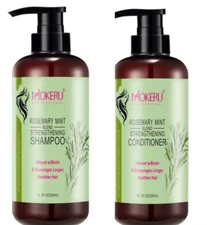 Mokeru Rosemary Shampoo and Conditioner, Hair Growth Shampoo and Conditioner
