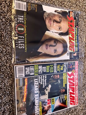 3 Starlog Magazines  X-Files August #361 and #251 June 1998 Excellent Condition 