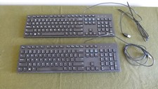 Lot of 2 - Dell KB216t USB Wired Slim Standard Keyboards