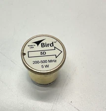 Late Style Bird 5D, RF Wattmeter Element, 200 - 500 MHz, 5 Watts - TESTED