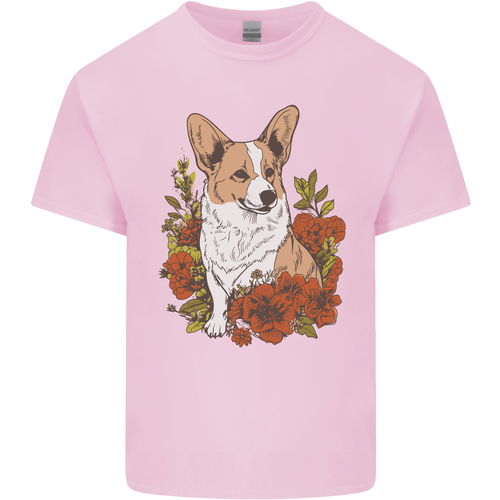 Corgi Hund Mit Blumen Kinder T-shirt Für Jungen Und Mädchen - Bild 8 von 17