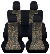 Fits Jk Wrangler 2dr 2007-2018 Frontrear Camo Wetlandreeds Car Seat Covers