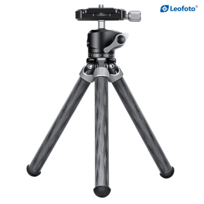 [Leofoto USA] Leofoto MT-02C+LH-22 Mini Tabletop Tripod with Ball Head Black