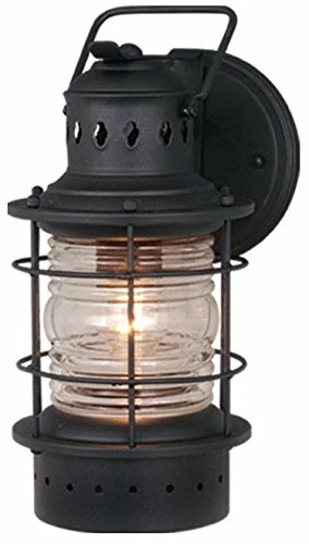 Vaxcel OW37051TB Hyannis 6-Inch Outdoor Wall Light, Black - Picture 1 of 1