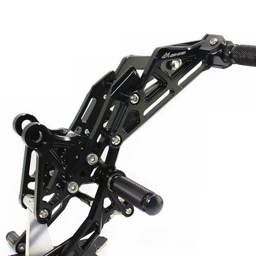 Motorcycle Adjustable Rear Sets Foot Pegs For Honda Grom MSX 125 2018 Black - Picture 11 of 11