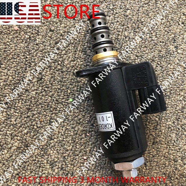 FOR KOBELCO SK200-3 SK220 KDRDE5K-31//30C40-101 SOLENOID VALVE YN35V00019F1