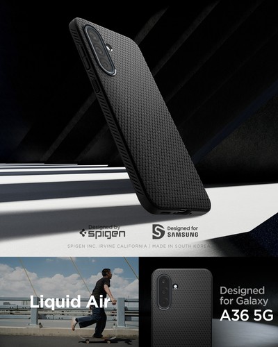 Pour Galaxy A36 5G | Coque Spigen Liquid Air [Protection de qualité militaire] - Photo 12 sur 17