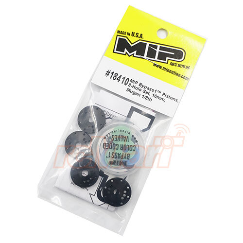 MIP Bypass18Hole Set 16mm Pistons For Mugen Seiki Nitro 18 RC Cars