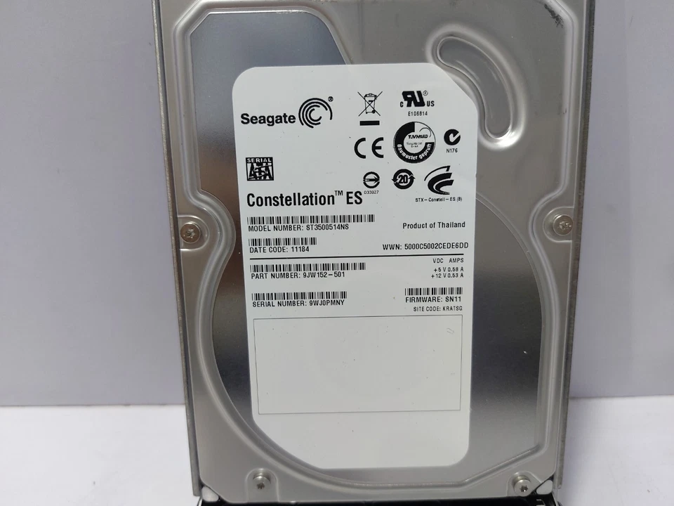 Seagate 9JW152-501 Hard Drive ST3500514NS - Image 2 of 4